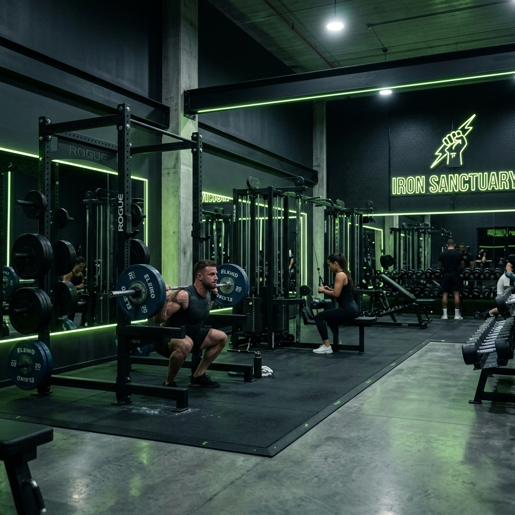 Interior da Academia SetFit